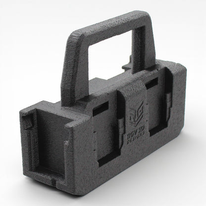 6 Slot Battery Caddy Carrying Holder Compatible w DeWalt 20V 60V & Milwaukee M1815