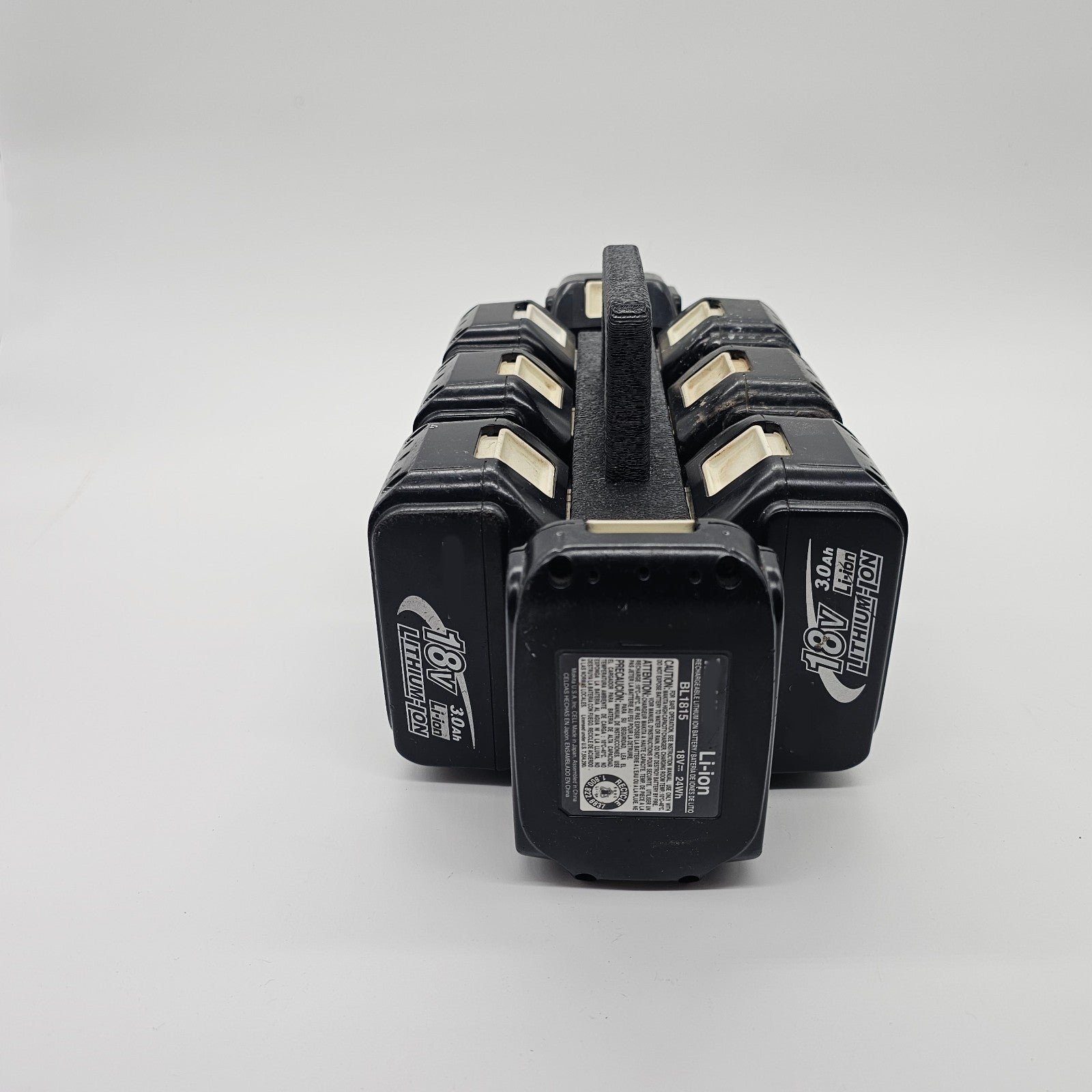 8 Slot Battery Holder Organizer Compatible w/ Makita 18V Batteries7