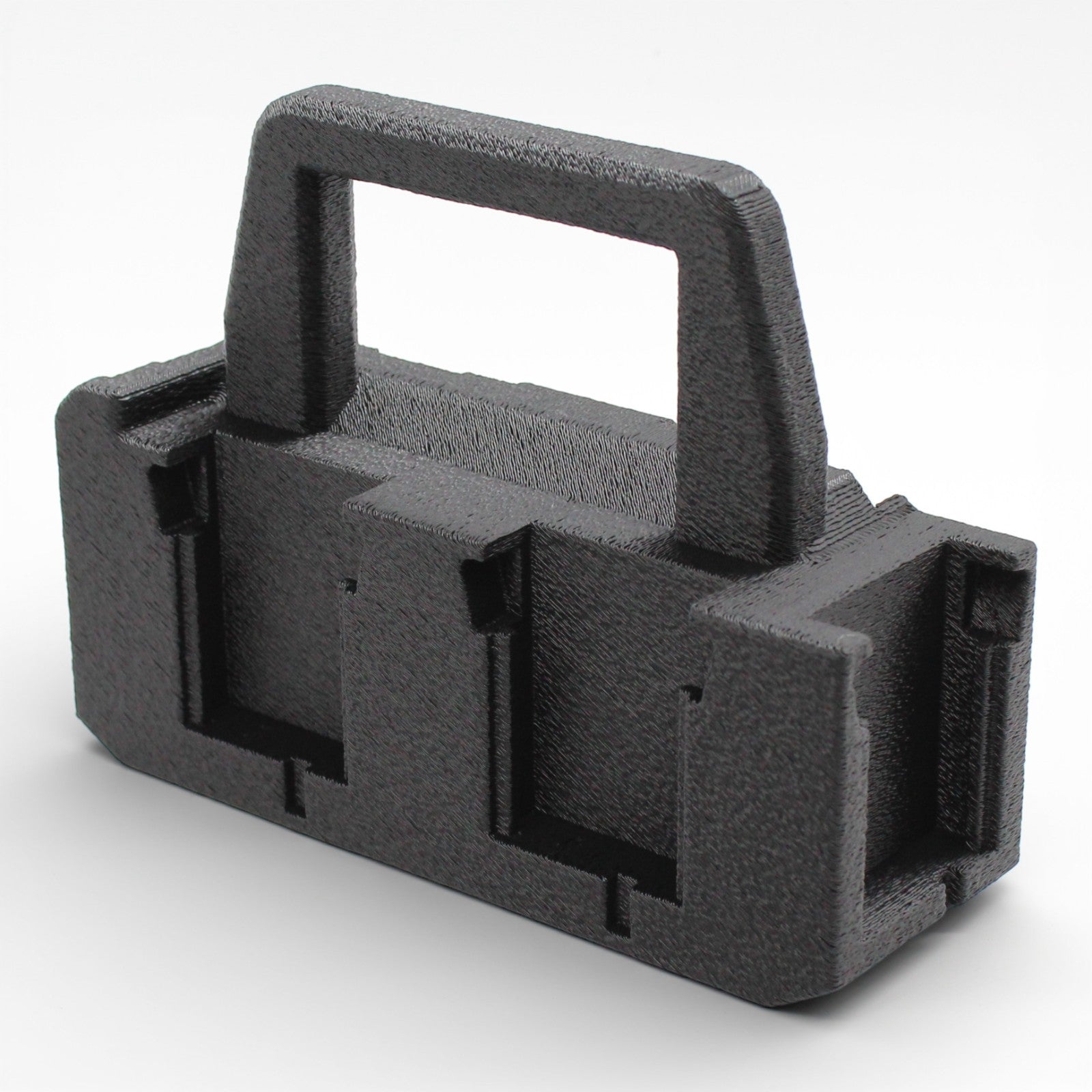 6 Slot Battery Caddy Carrying Holder Compatible w DeWalt 20V 60V & Milwaukee M1813