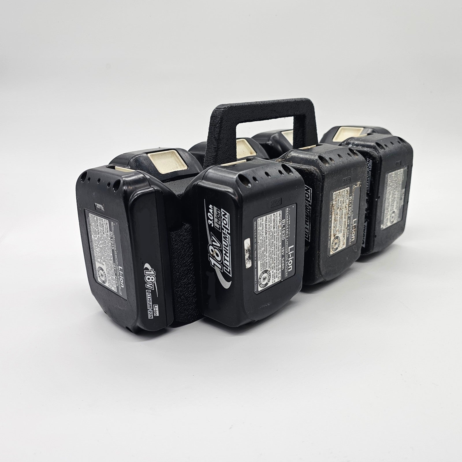 8 Slot Battery Holder Organizer Compatible w/ Makita 18V Batteries0