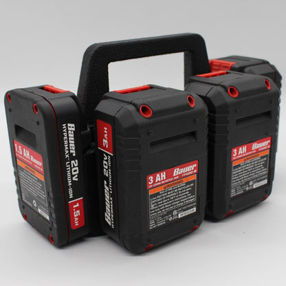 Bauer 20V 6 Slot Battery Caddy Carrying Case Battery Holder6