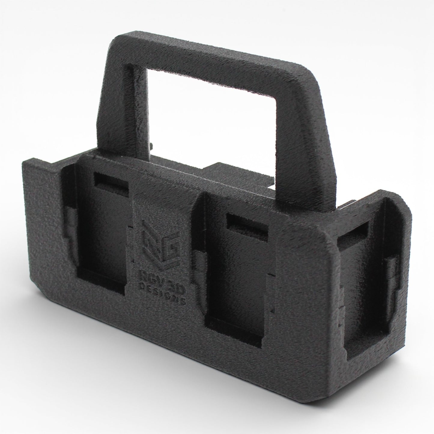 6 Slot Battery Caddy Carrying Holder Compatible w DeWalt 20V 60V & Milwaukee M189