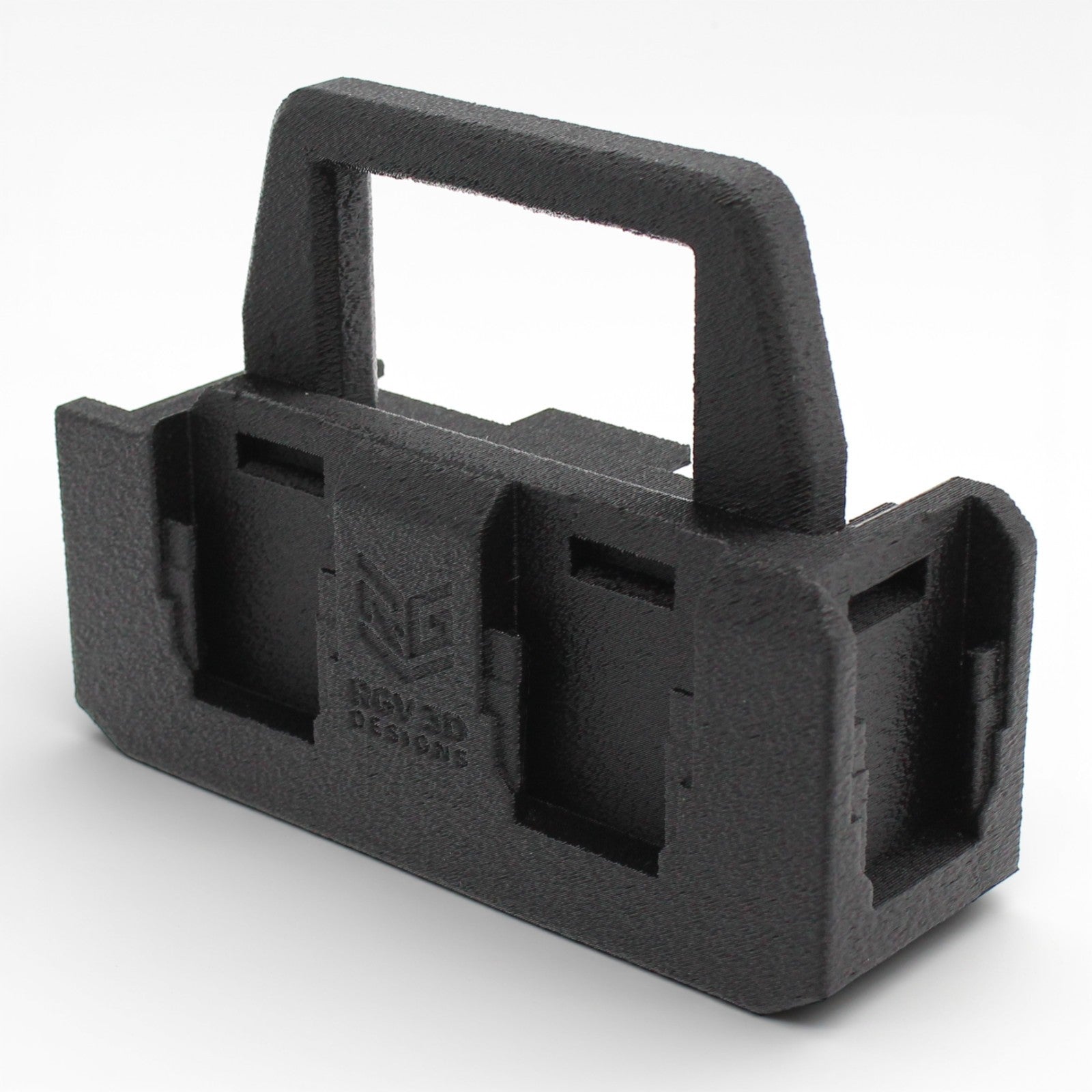 6 Slot Battery Caddy Carrying Holder Compatible w DeWalt 20V 60V & Milwaukee M189