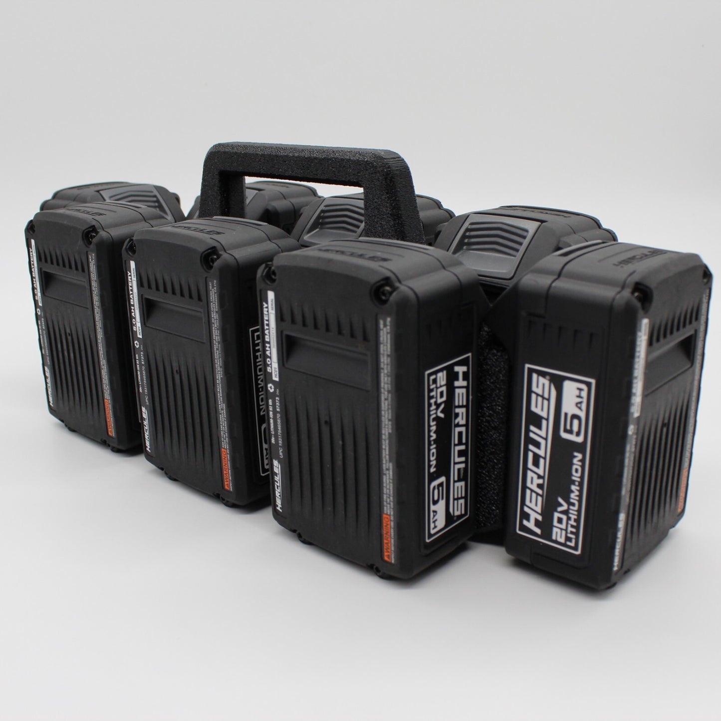 Hercules  20 volt 8 Slot Battery Caddy Carrying Case Battery Holder2