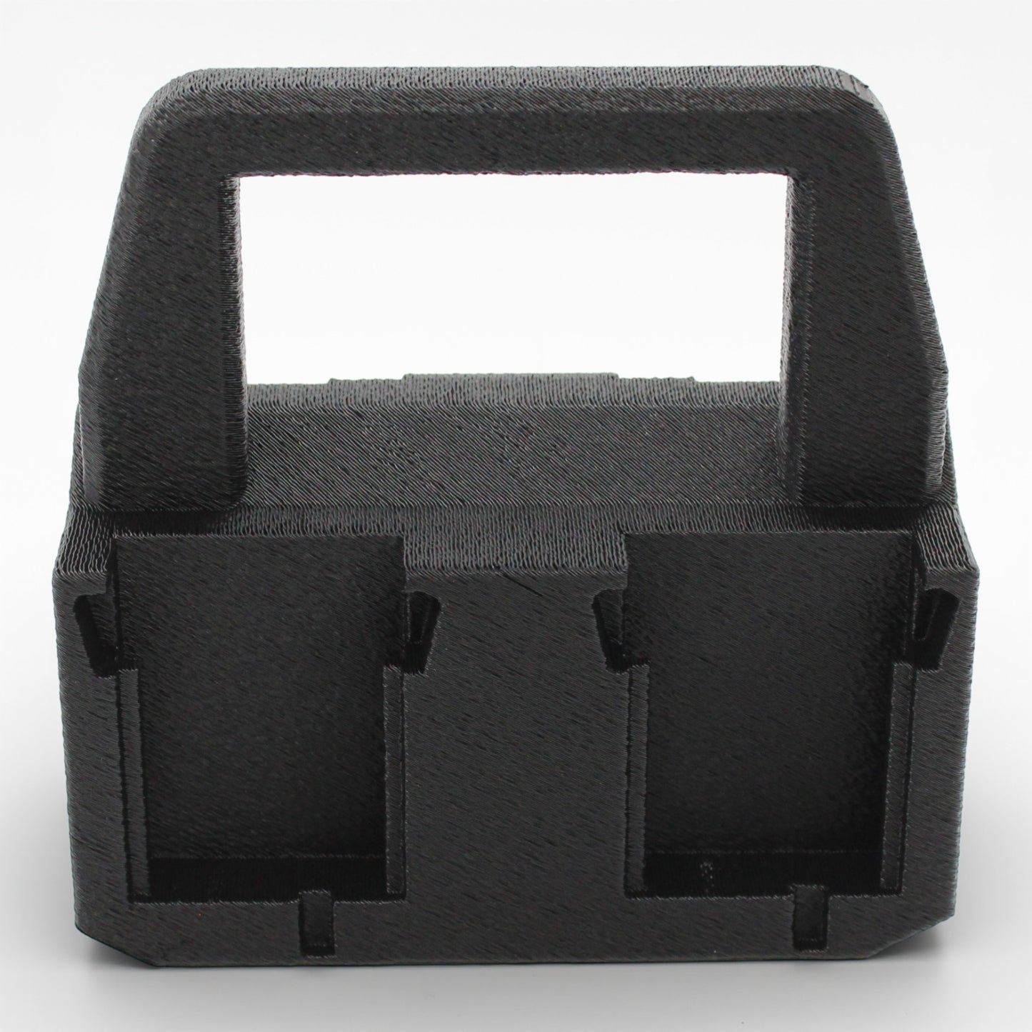 4 Slot Battery Caddy Carrying Holder Compatible w DeWalt 20V 60V & Milwaukee M1812