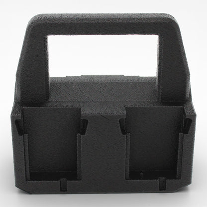 4 Slot Battery Caddy Carrying Holder Compatible w DeWalt 20V 60V & Milwaukee M1812