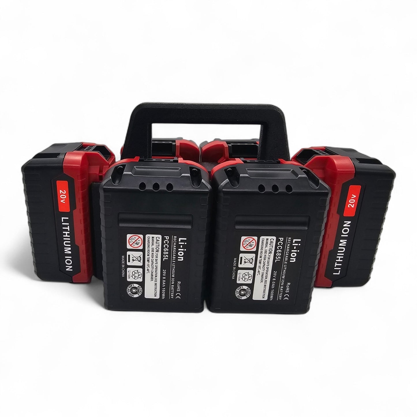 6-Slot Battery Caddy Holder Organizer Compatible with Porter Cable 20V5