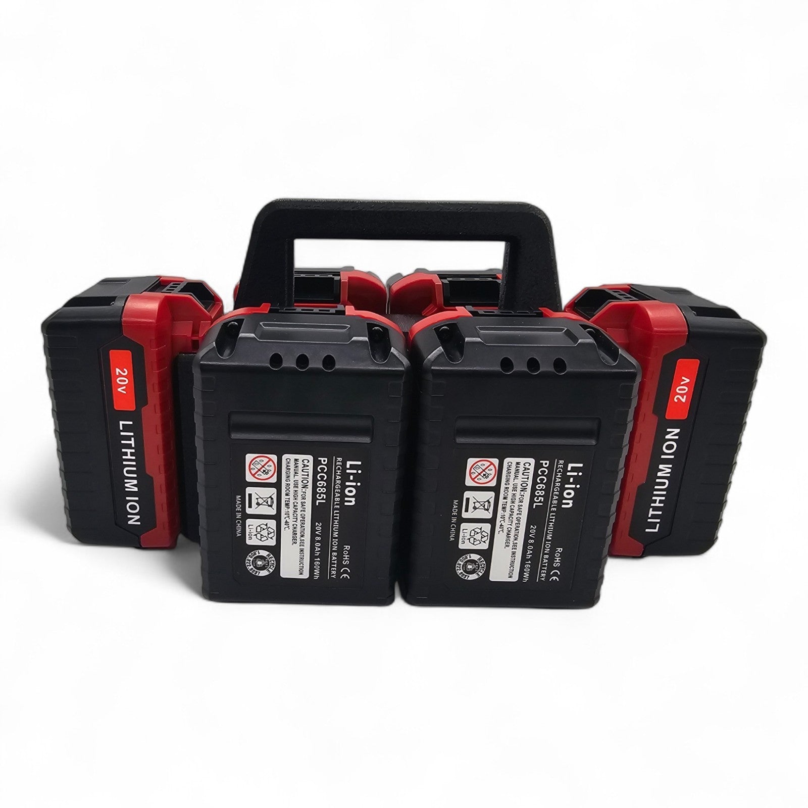 6-Slot Battery Caddy Holder Organizer Compatible with Porter Cable 20V5