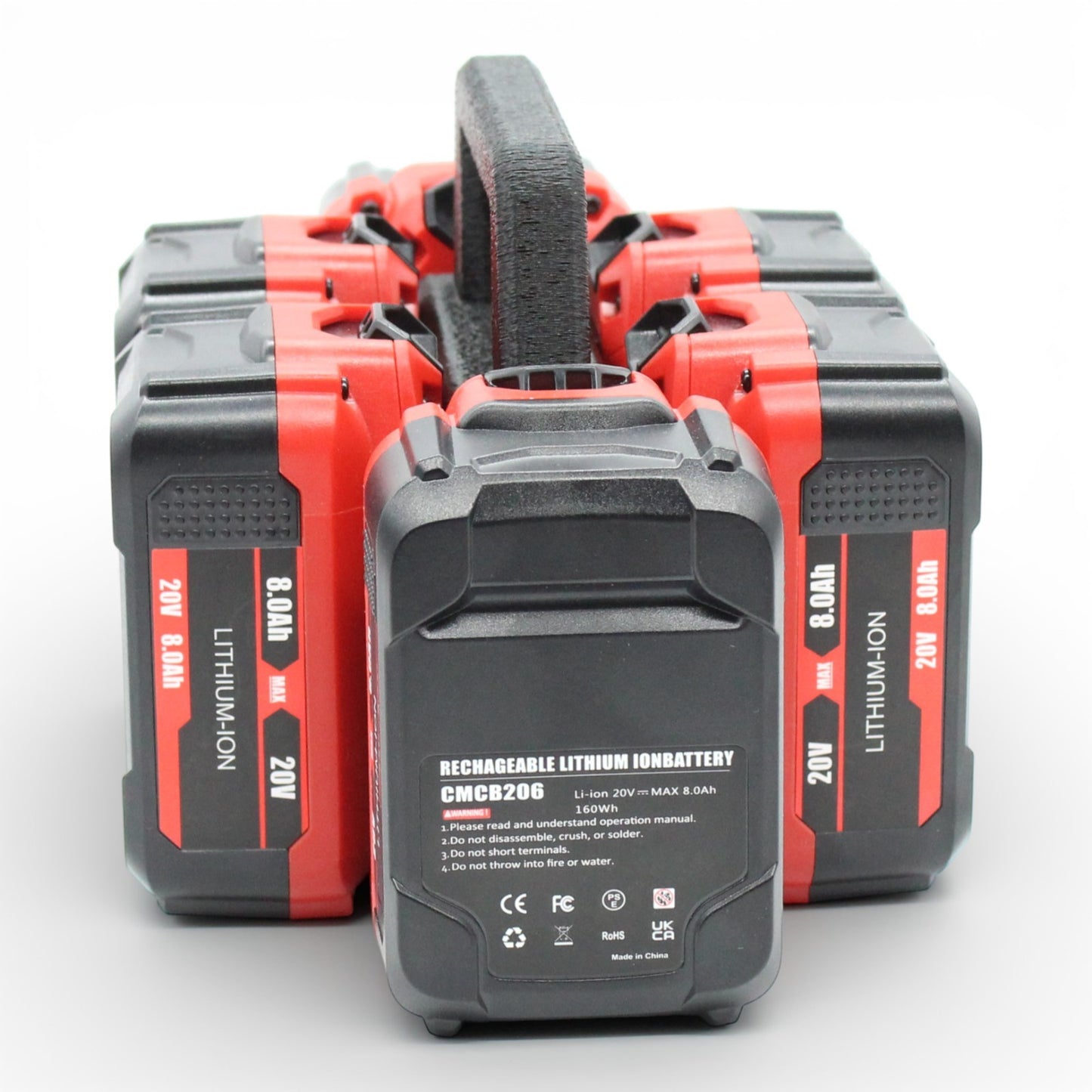 Craftsman 20 volt 6 Slot Battery Caddy Carrying Case Battery Holder3