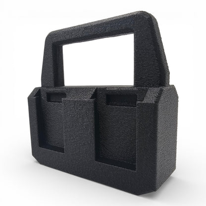 4-Slot Battery Caddy Holder Organizer Compatible with Skil 20V5