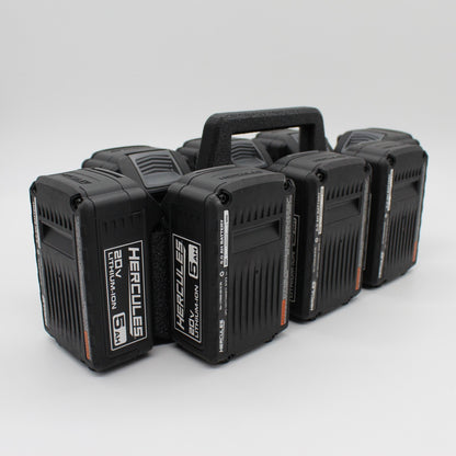 Hercules  20 volt 8 Slot Battery Caddy Carrying Case Battery Holder4