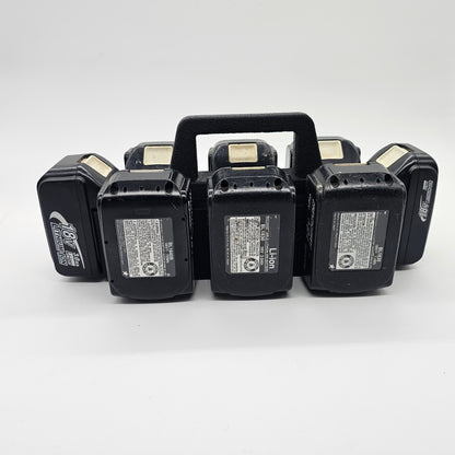 8 Slot Battery Holder Organizer Compatible w/ Makita 18V Batteries5