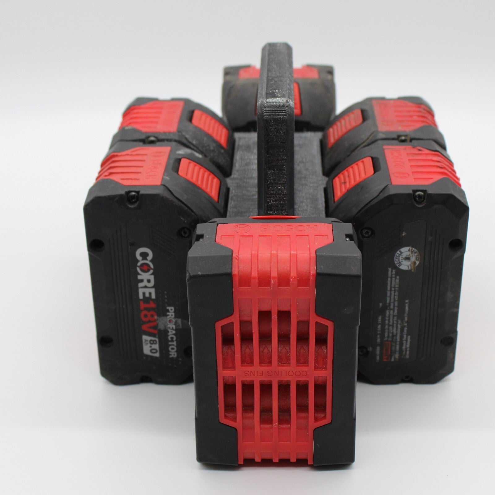 Bosch Power Core 6 Slot Battery Caddy Carrying Case Battery Holder7