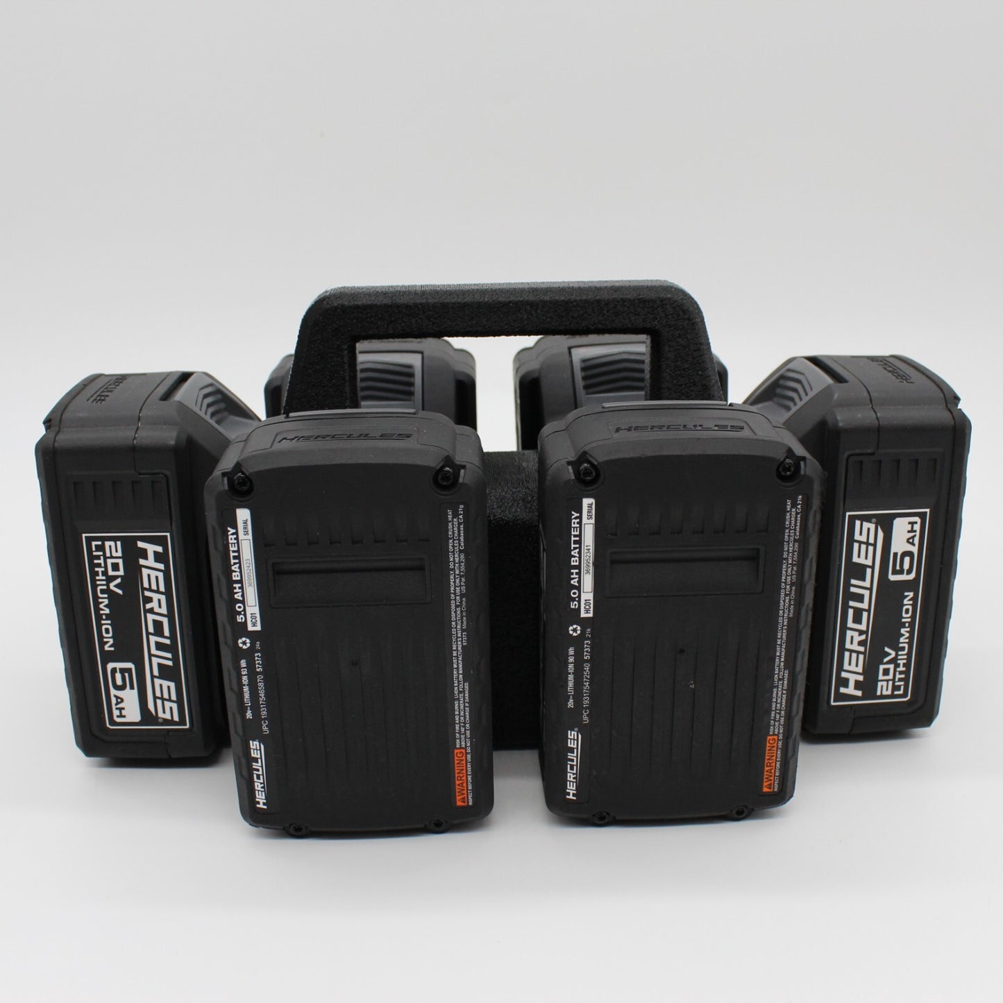Hercules 20V 6 Slot Battery Caddy Carrying Case Battery Holder7