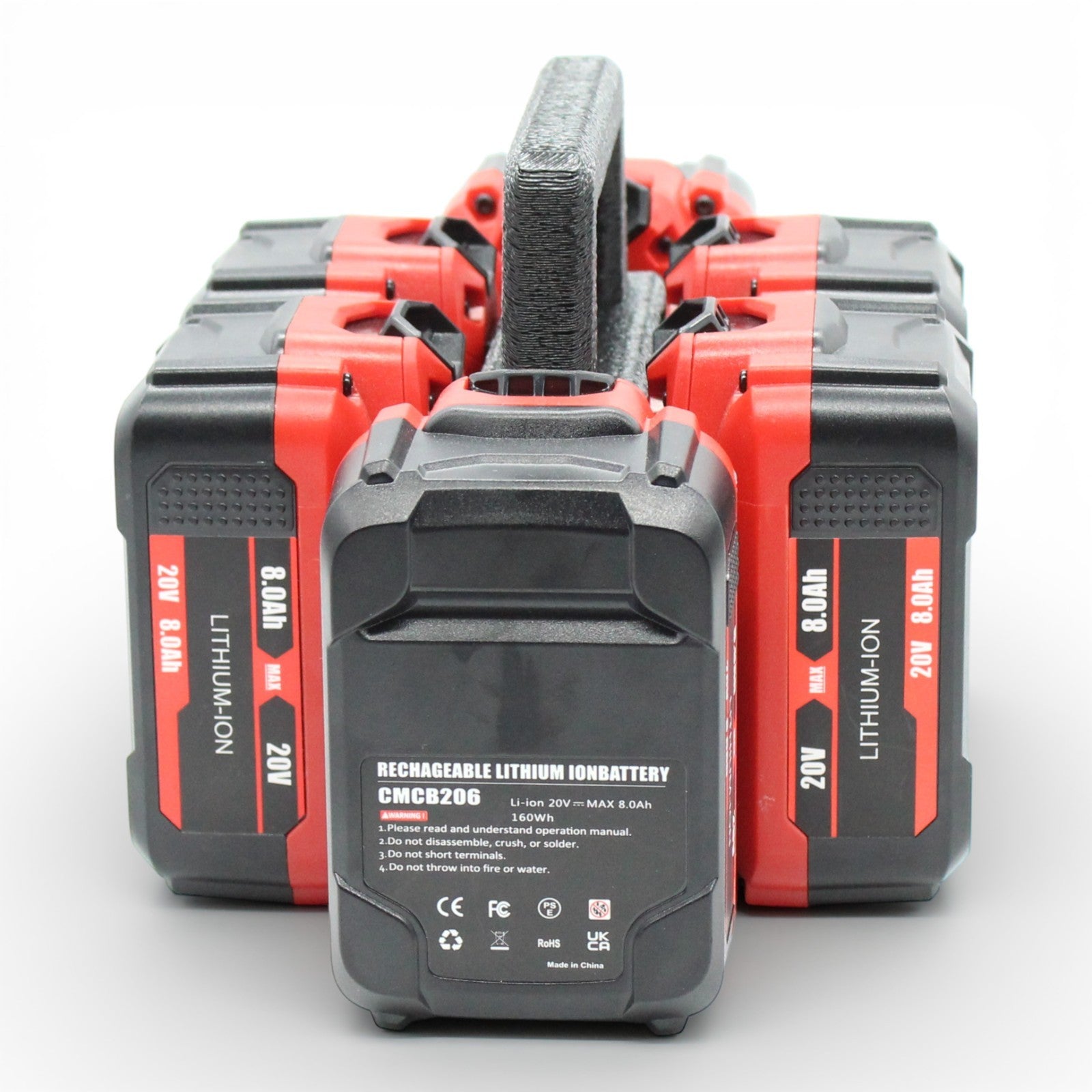 Craftsman 20 volt 6 Slot Battery Caddy Carrying Case Battery Holder7