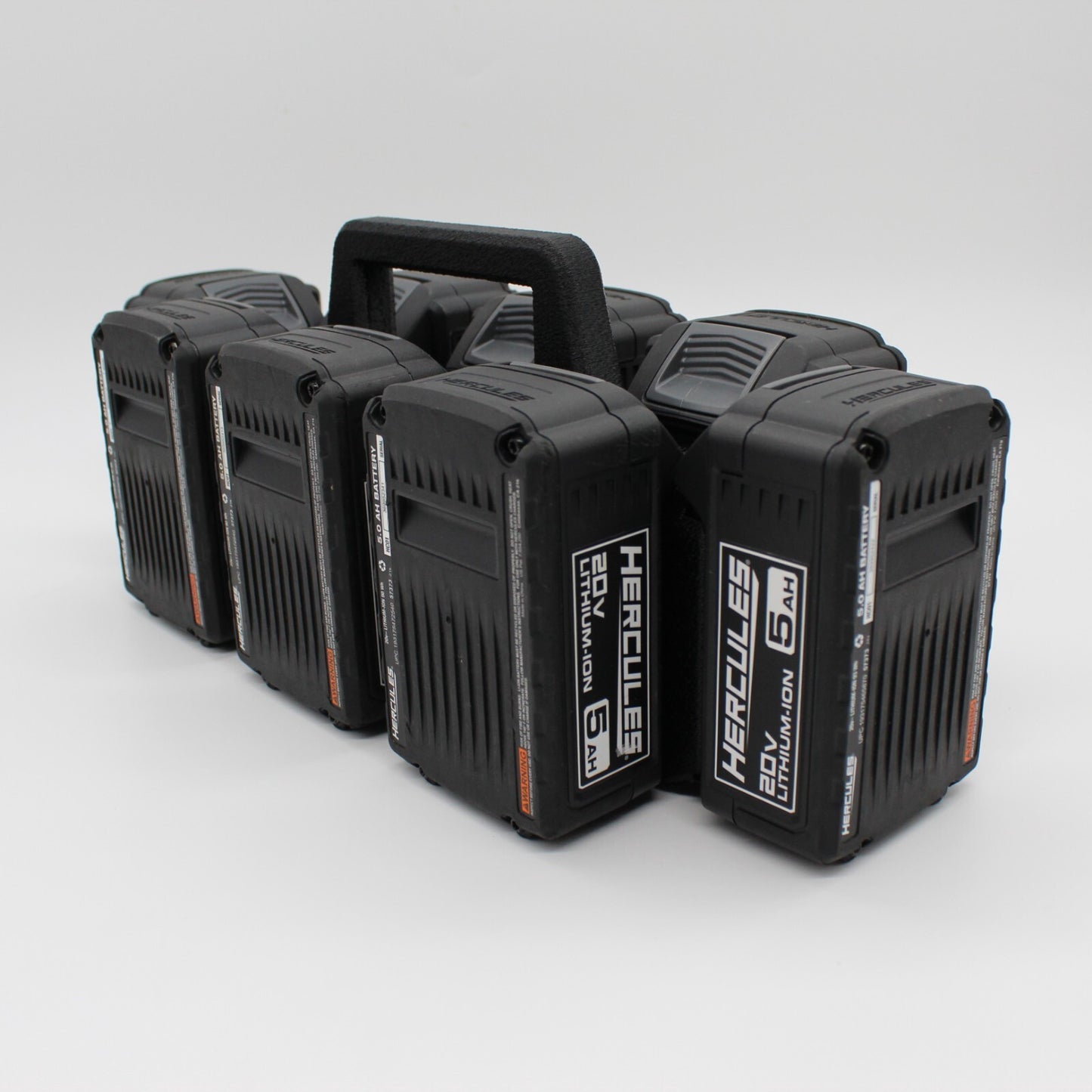 Hercules  20 volt 8 Slot Battery Caddy Carrying Case Battery Holder6