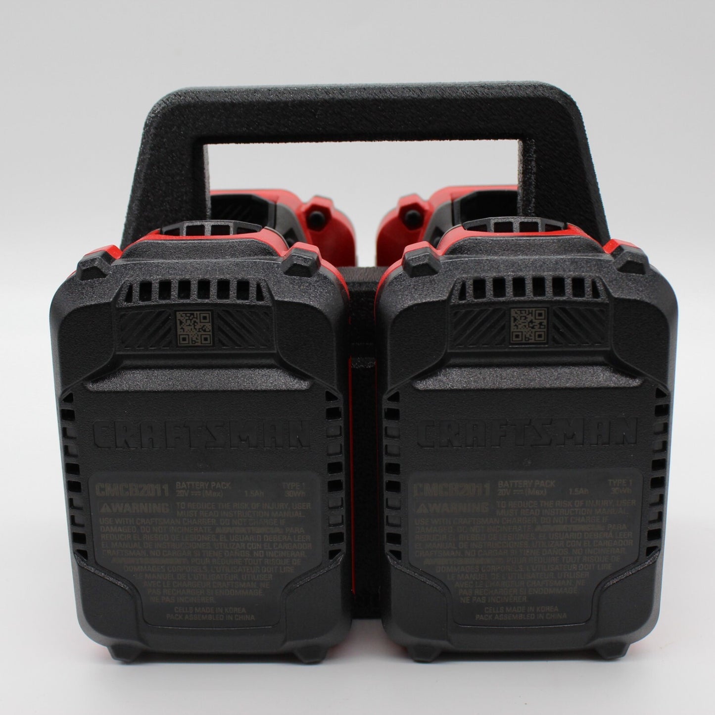 Craftsman 20 volt 4 Slot Battery Caddy Carrying Case Battery Holder3