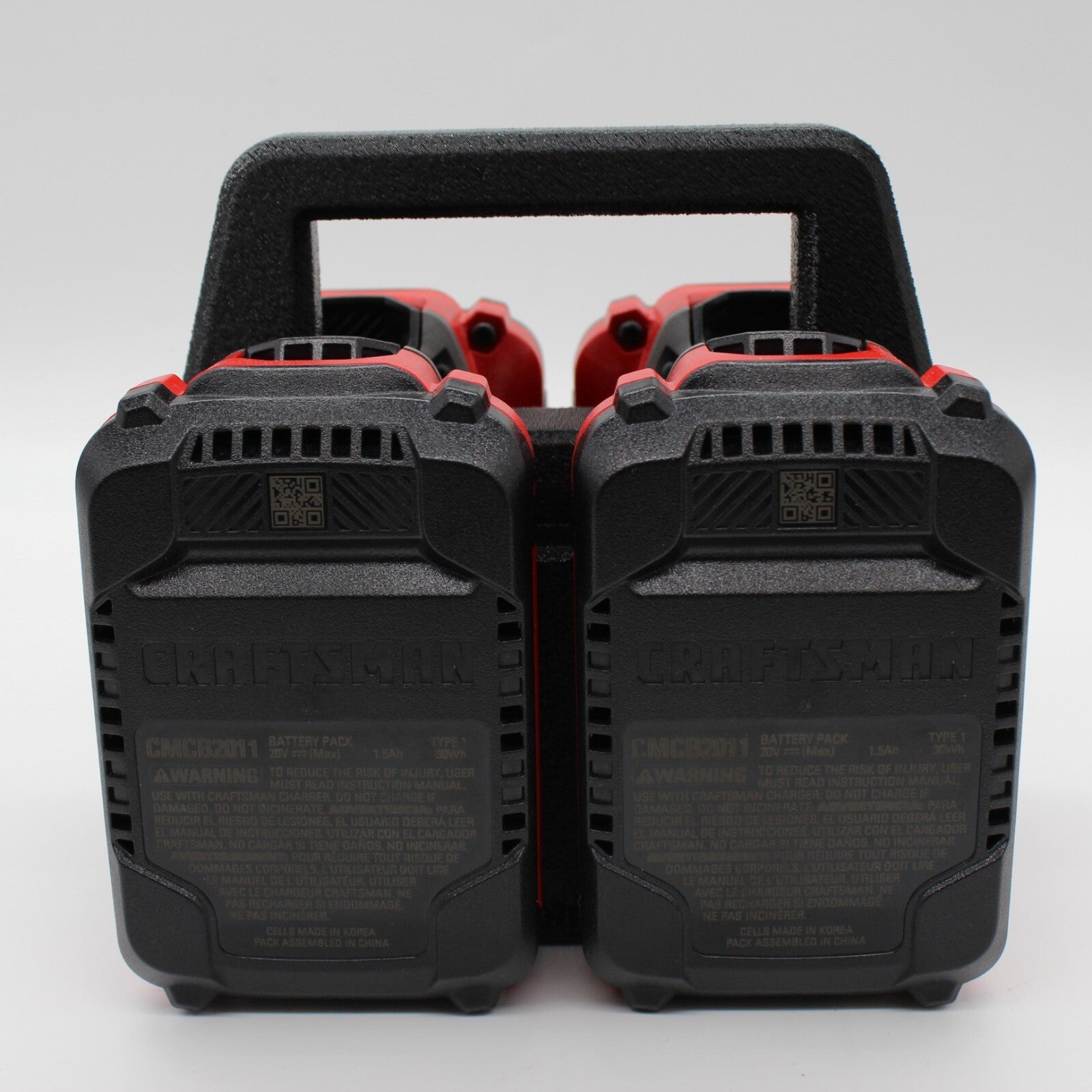 Craftsman 20 volt 4 Slot Battery Caddy Carrying Case Battery Holder3
