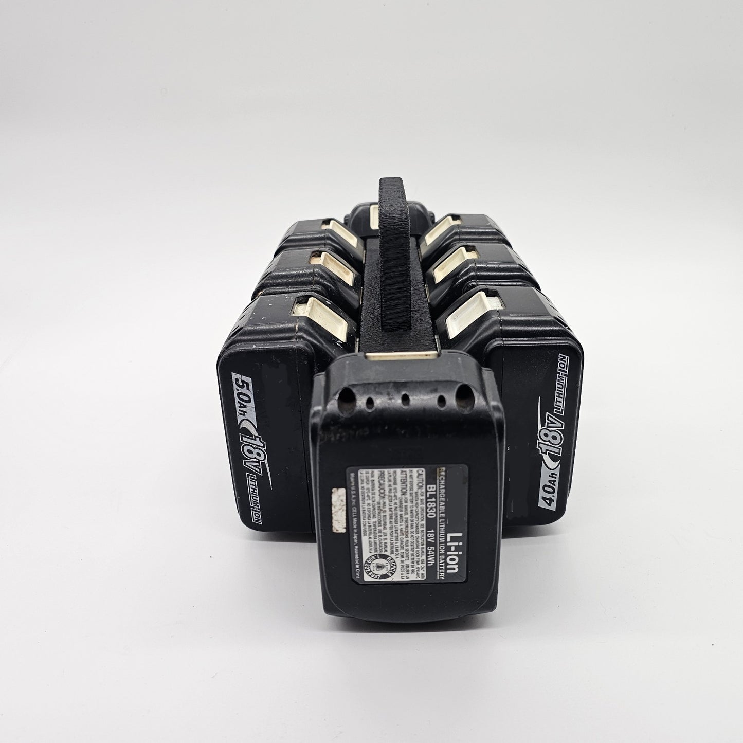 8 Slot Battery Holder Organizer Compatible w/ Makita 18V Batteries3