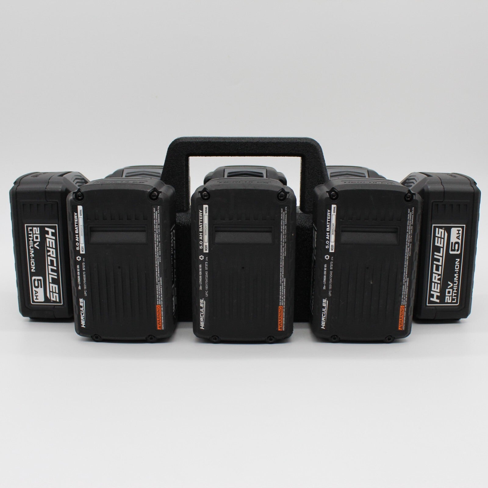 Hercules  20 volt 8 Slot Battery Caddy Carrying Case Battery Holder5