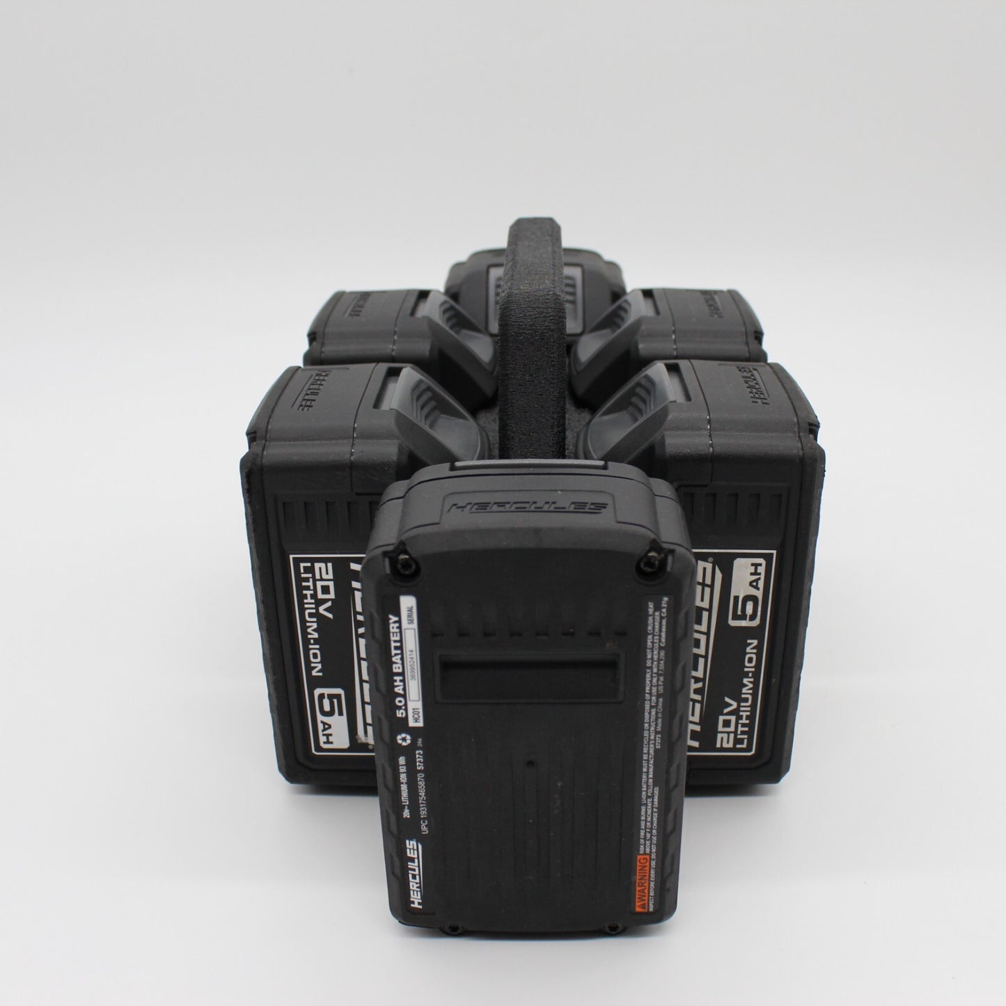 Hercules 20V 6 Slot Battery Caddy Carrying Case Battery Holder1