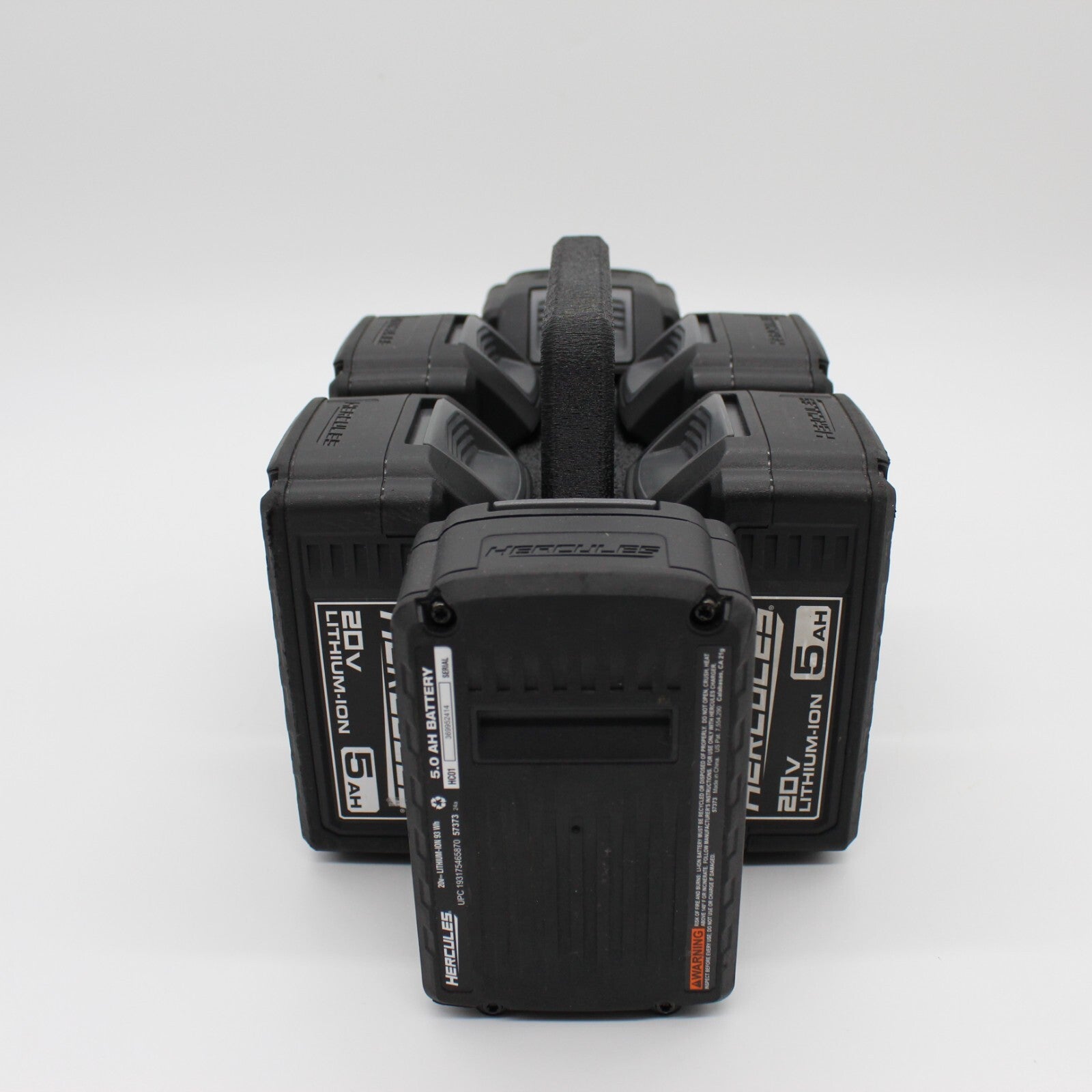 Hercules 20V 6 Slot Battery Caddy Carrying Case Battery Holder1