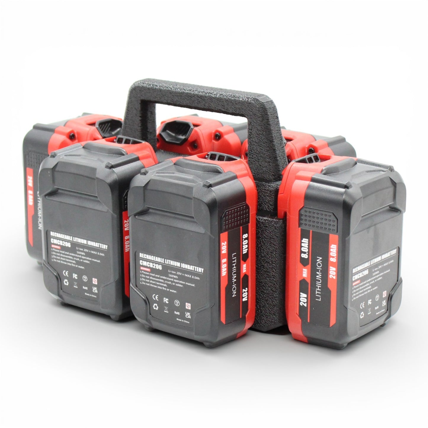 Craftsman 20 volt 6 Slot Battery Caddy Carrying Case Battery Holder2