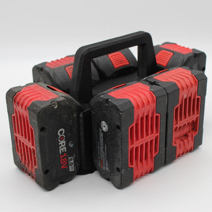 Bosch Power Core 6 Slot Battery Caddy Carrying Case Battery Holder4