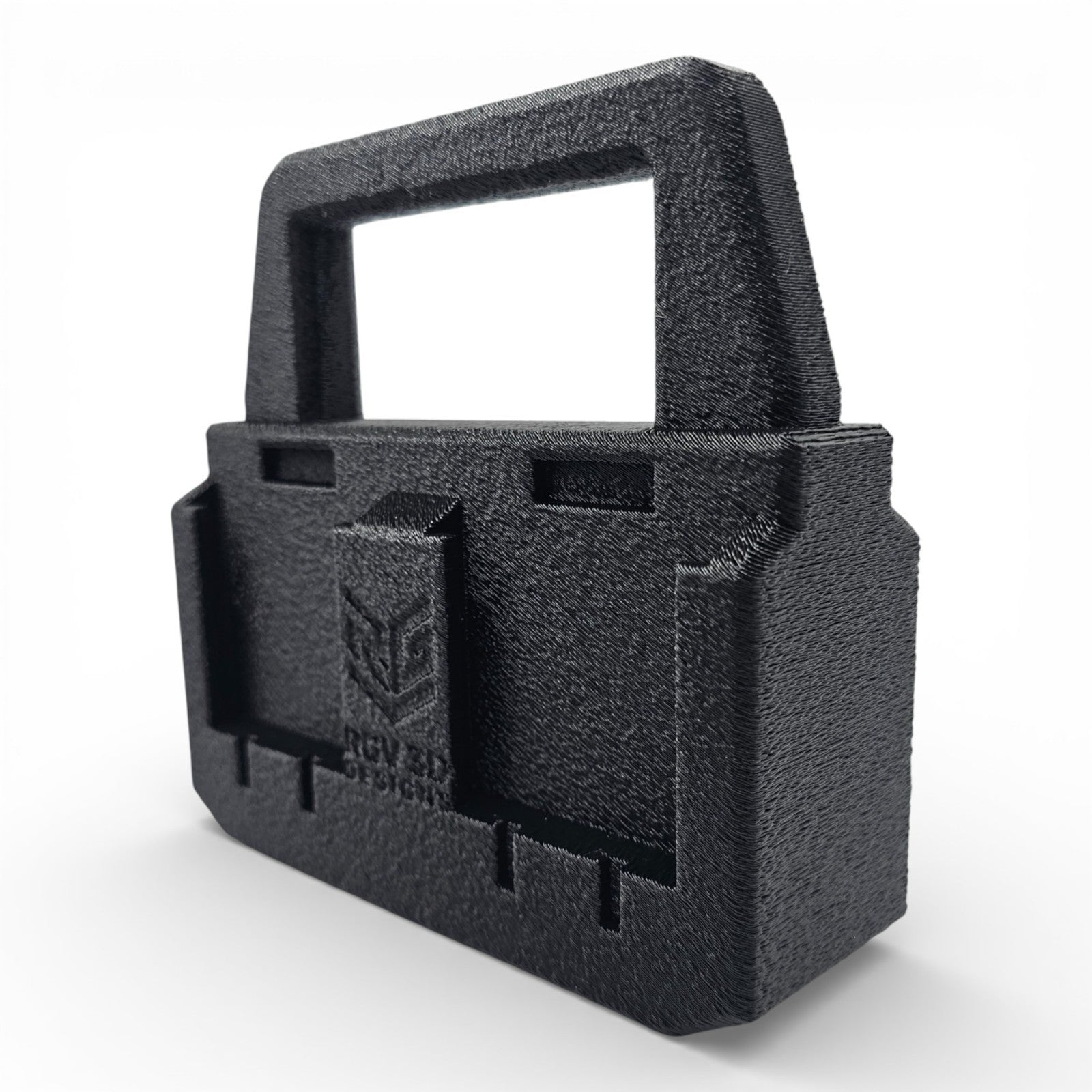 4-Slot Battery Caddy Holder Organizer Compatible with Hyper Tough HT 20V2