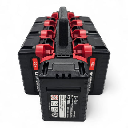8-Slot Battery Caddy Holder Organizer Compatible with Porter Cable 20V1