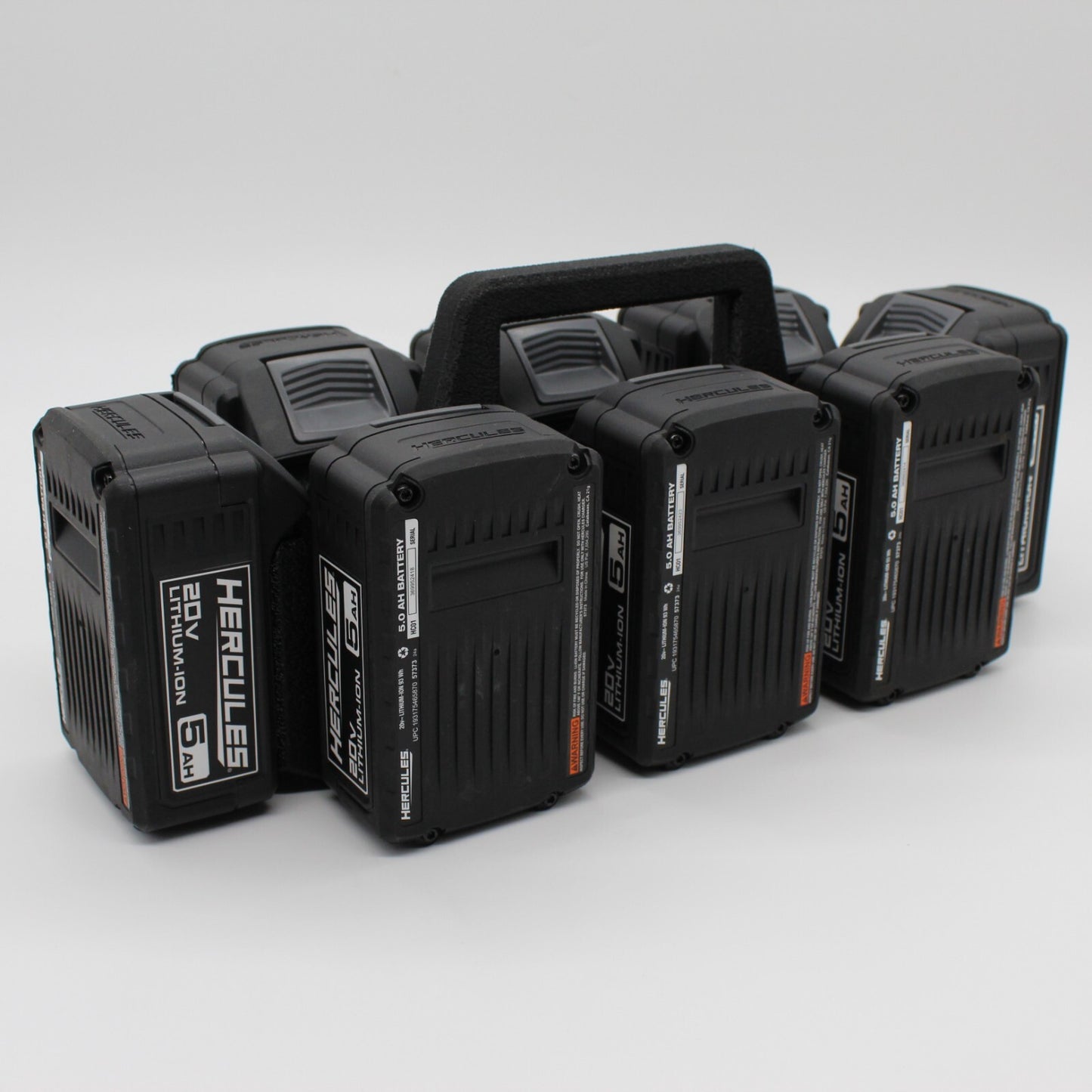 Hercules  20 volt 8 Slot Battery Caddy Carrying Case Battery Holder0
