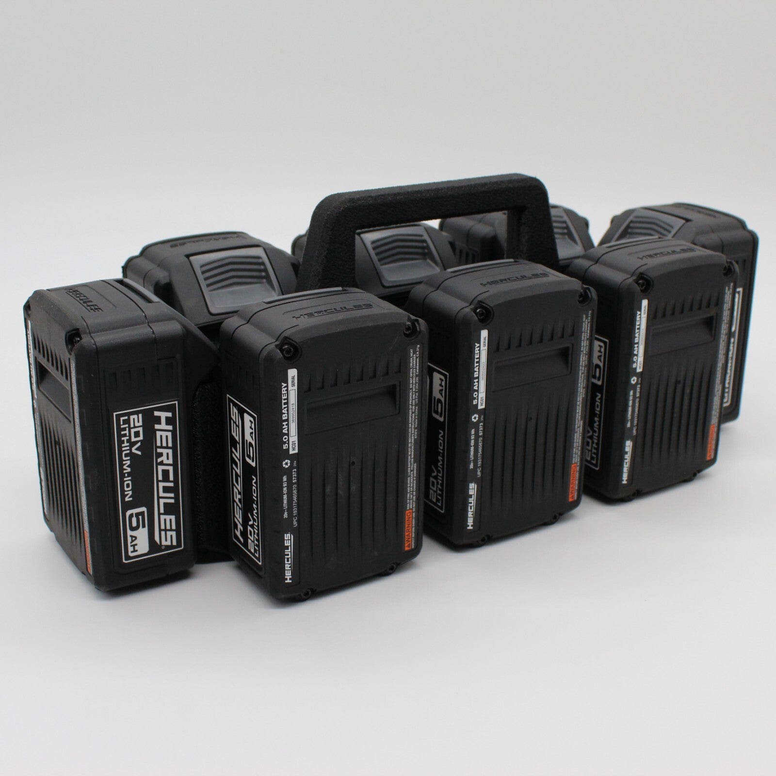 Hercules  20 volt 8 Slot Battery Caddy Carrying Case Battery Holder0