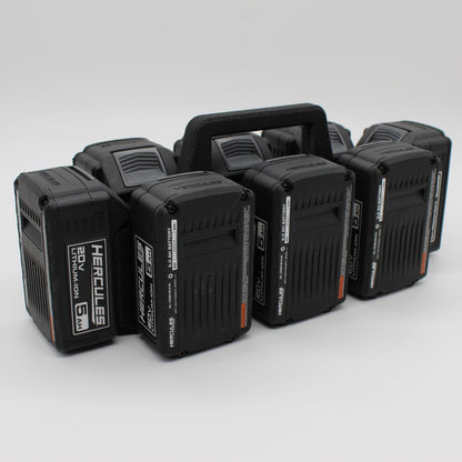 Hercules  20 volt 8 Slot Battery Caddy Carrying Case Battery Holder0