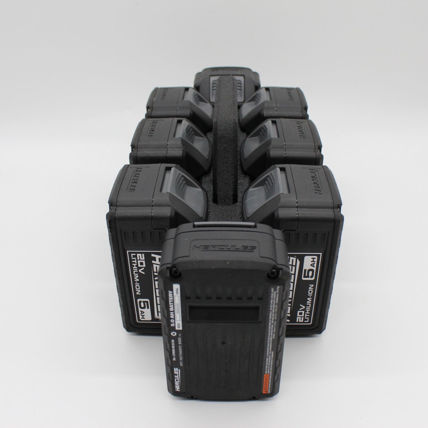 Hercules  20 volt 8 Slot Battery Caddy Carrying Case Battery Holder7