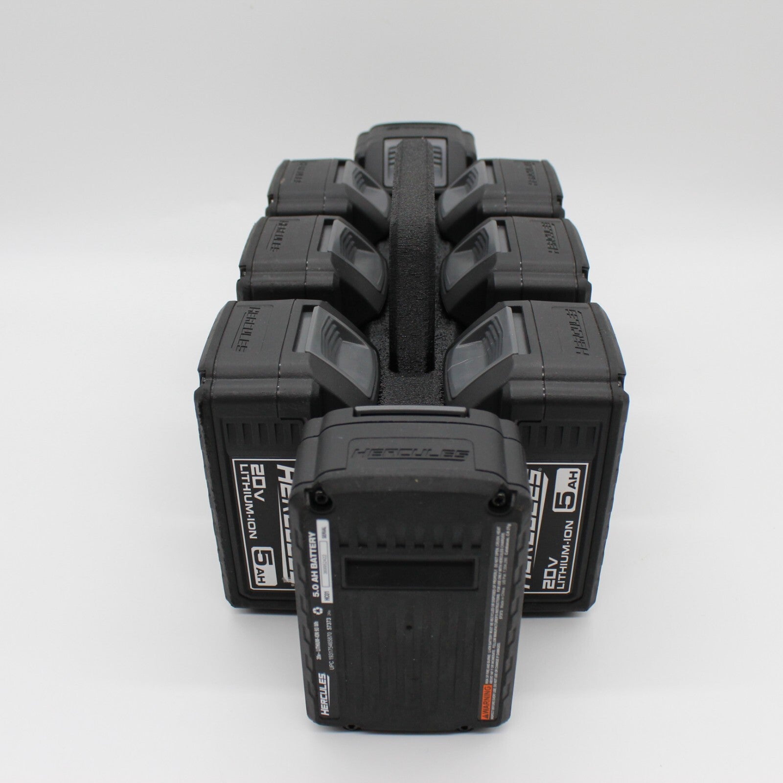 Hercules  20 volt 8 Slot Battery Caddy Carrying Case Battery Holder7