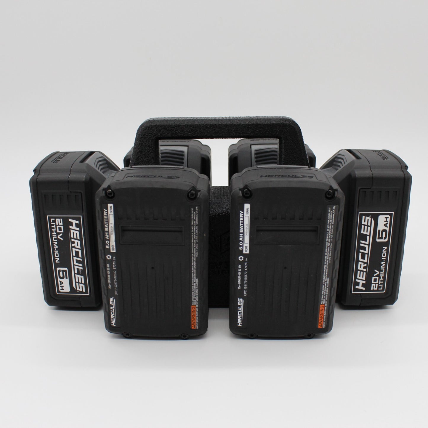 Hercules 20V 6 Slot Battery Caddy Carrying Case Battery Holder3