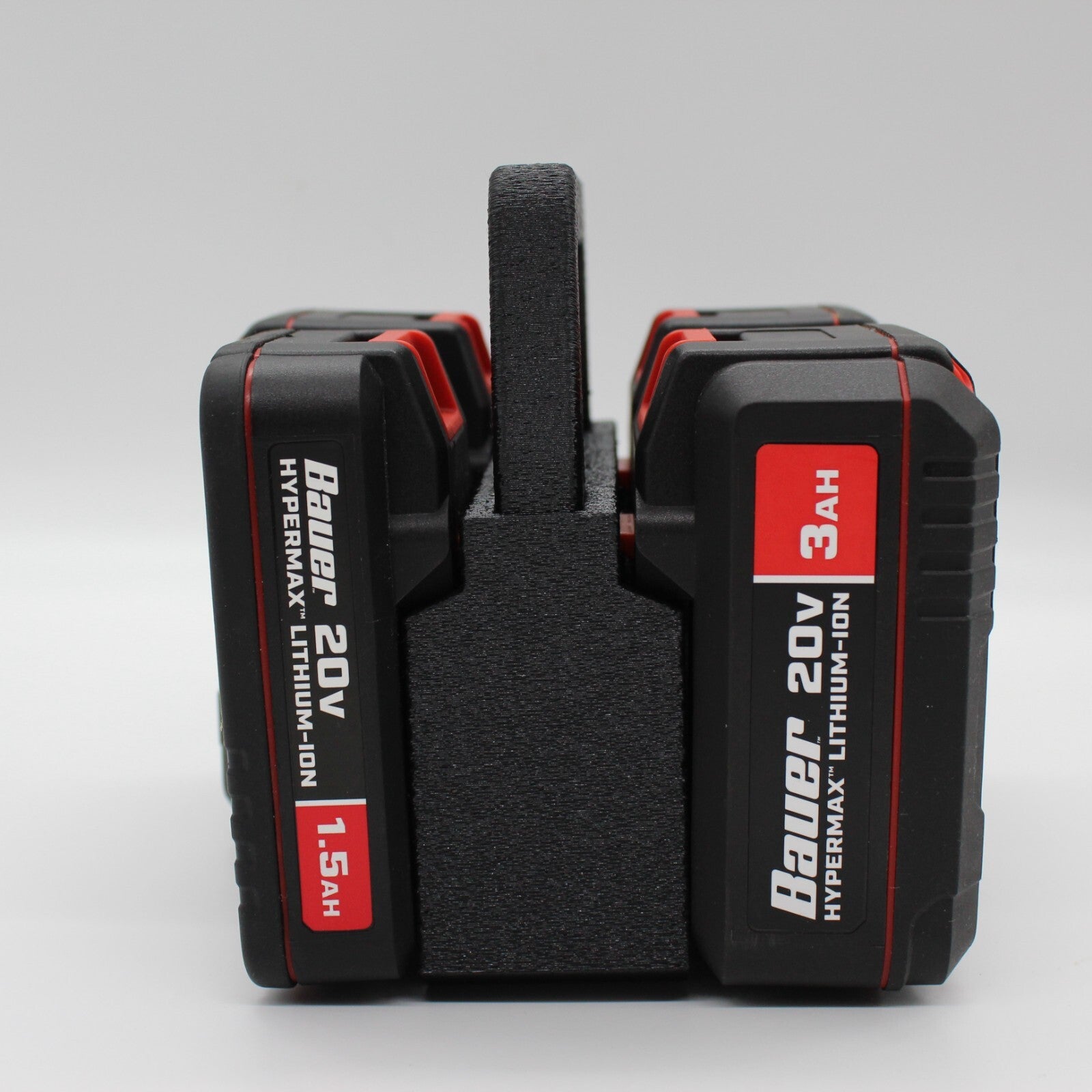 Bauer 20V  4 Slot Battery Caddy Carrying Case Battery Holder5