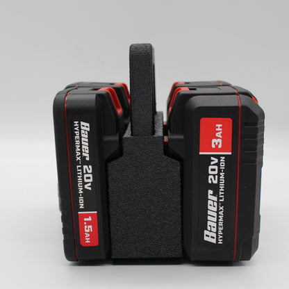 Bauer 20V  4 Slot Battery Caddy Carrying Case Battery Holder5
