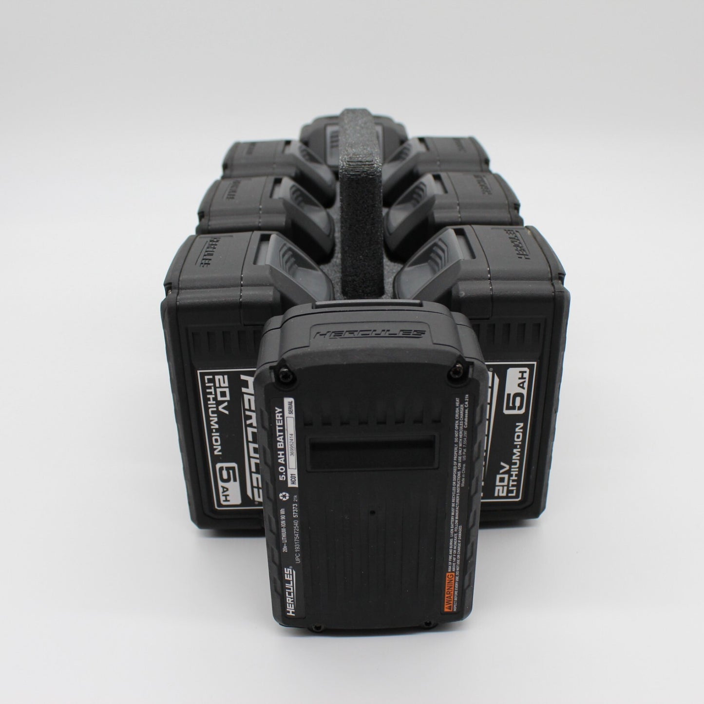Hercules  20 volt 8 Slot Battery Caddy Carrying Case Battery Holder3