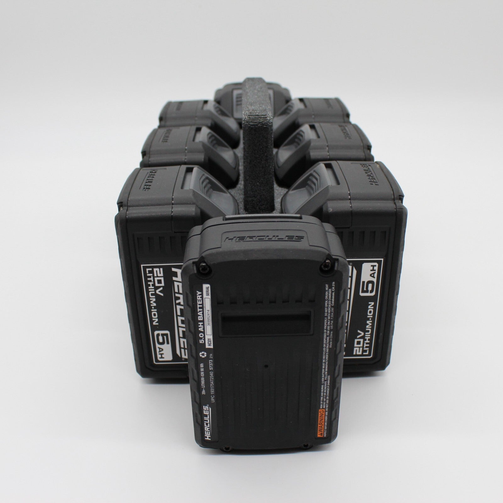 Hercules  20 volt 8 Slot Battery Caddy Carrying Case Battery Holder3