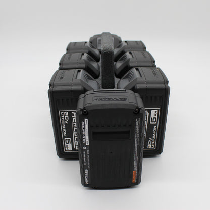 Hercules  20 volt 8 Slot Battery Caddy Carrying Case Battery Holder3