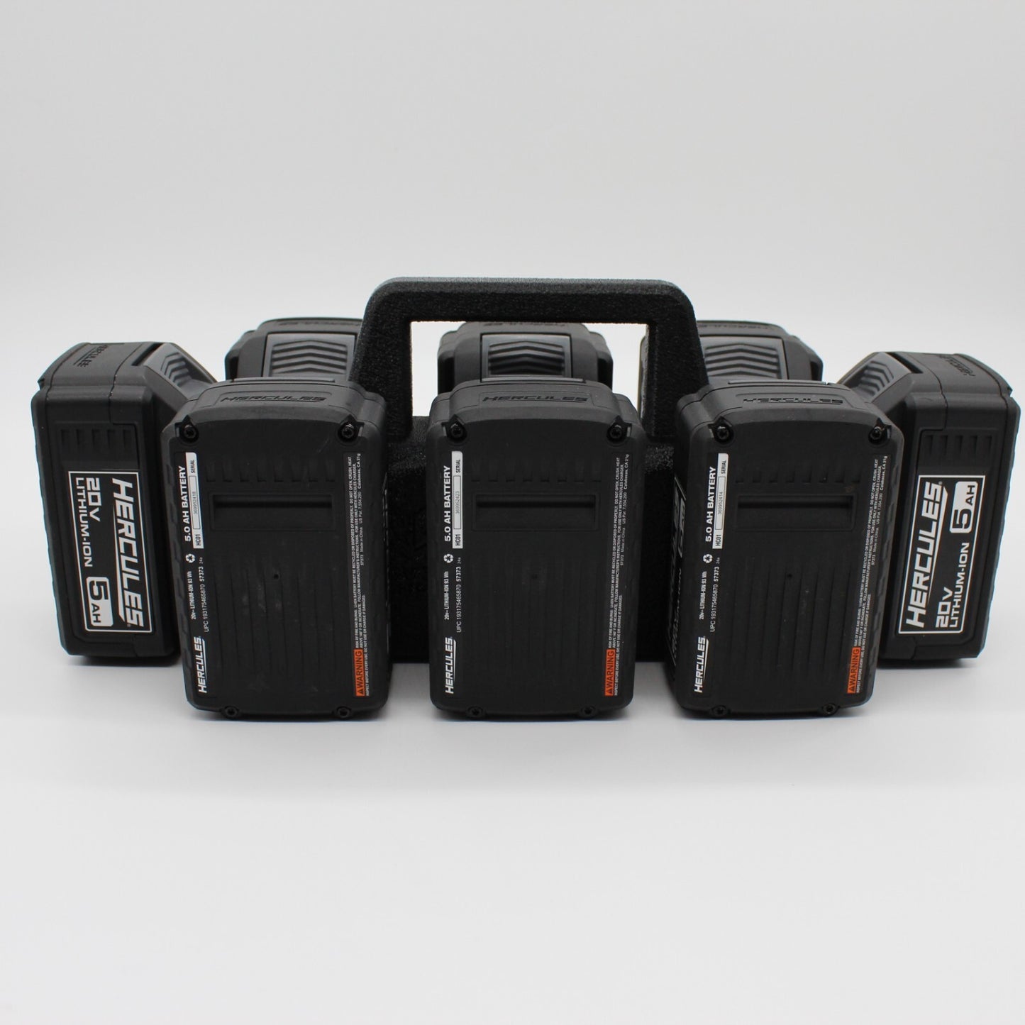 Hercules  20 volt 8 Slot Battery Caddy Carrying Case Battery Holder1