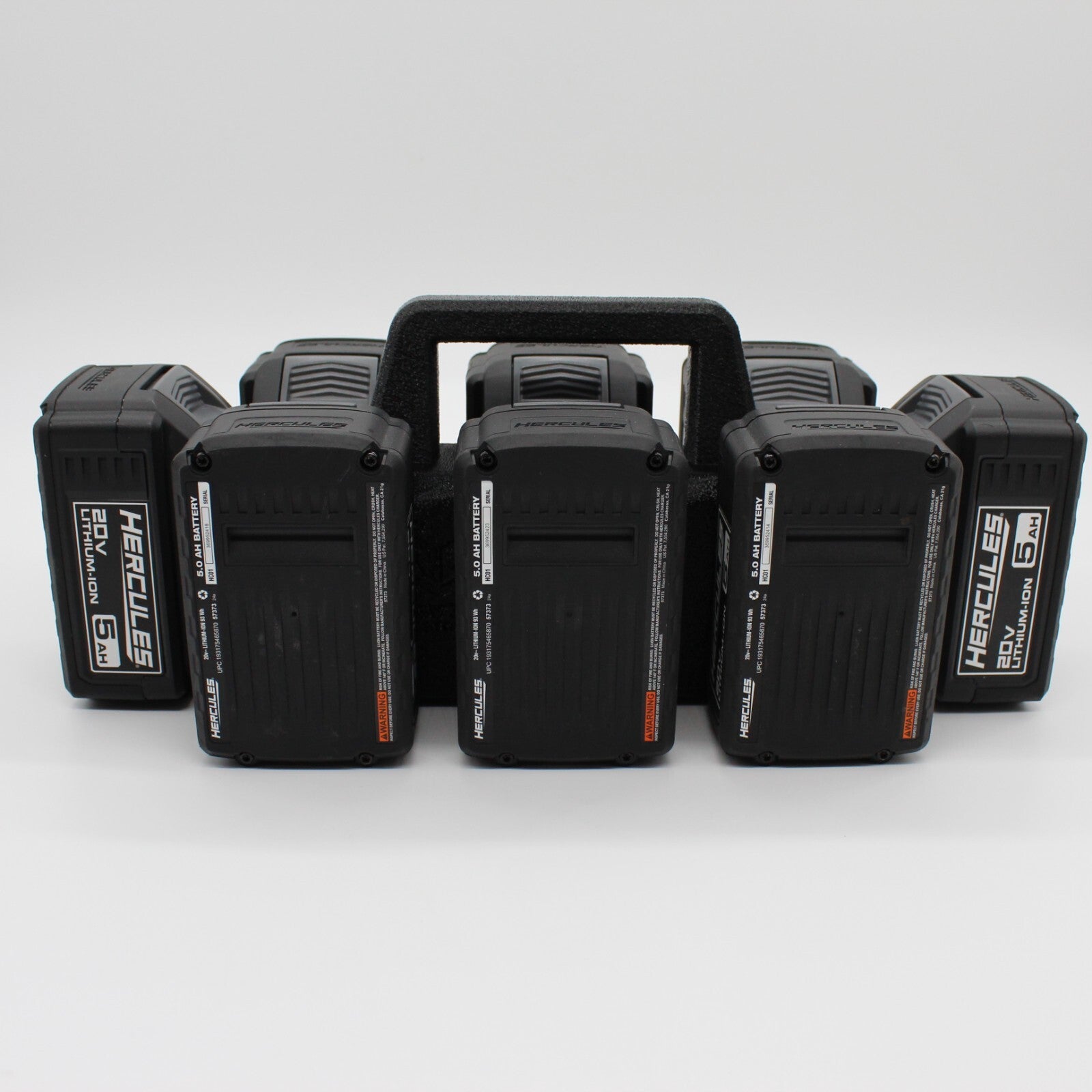 Hercules  20 volt 8 Slot Battery Caddy Carrying Case Battery Holder1