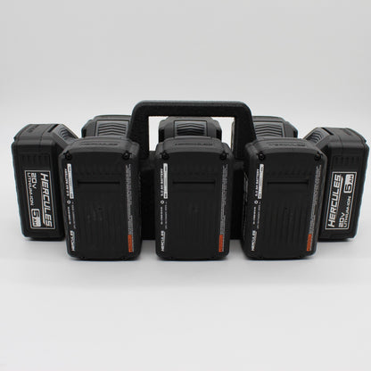 Hercules  20 volt 8 Slot Battery Caddy Carrying Case Battery Holder1
