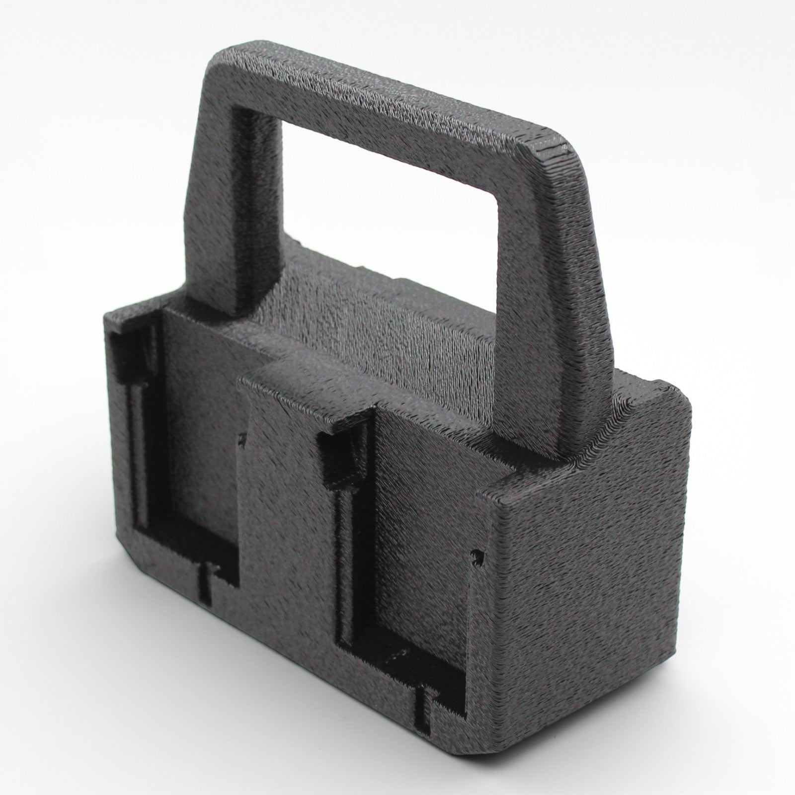 4 Slot Battery Caddy Carrying Holder Compatible w DeWalt 20V 60V & Milwaukee M1813