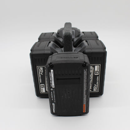 Hercules 20V 6 Slot Battery Caddy Carrying Case Battery Holder5