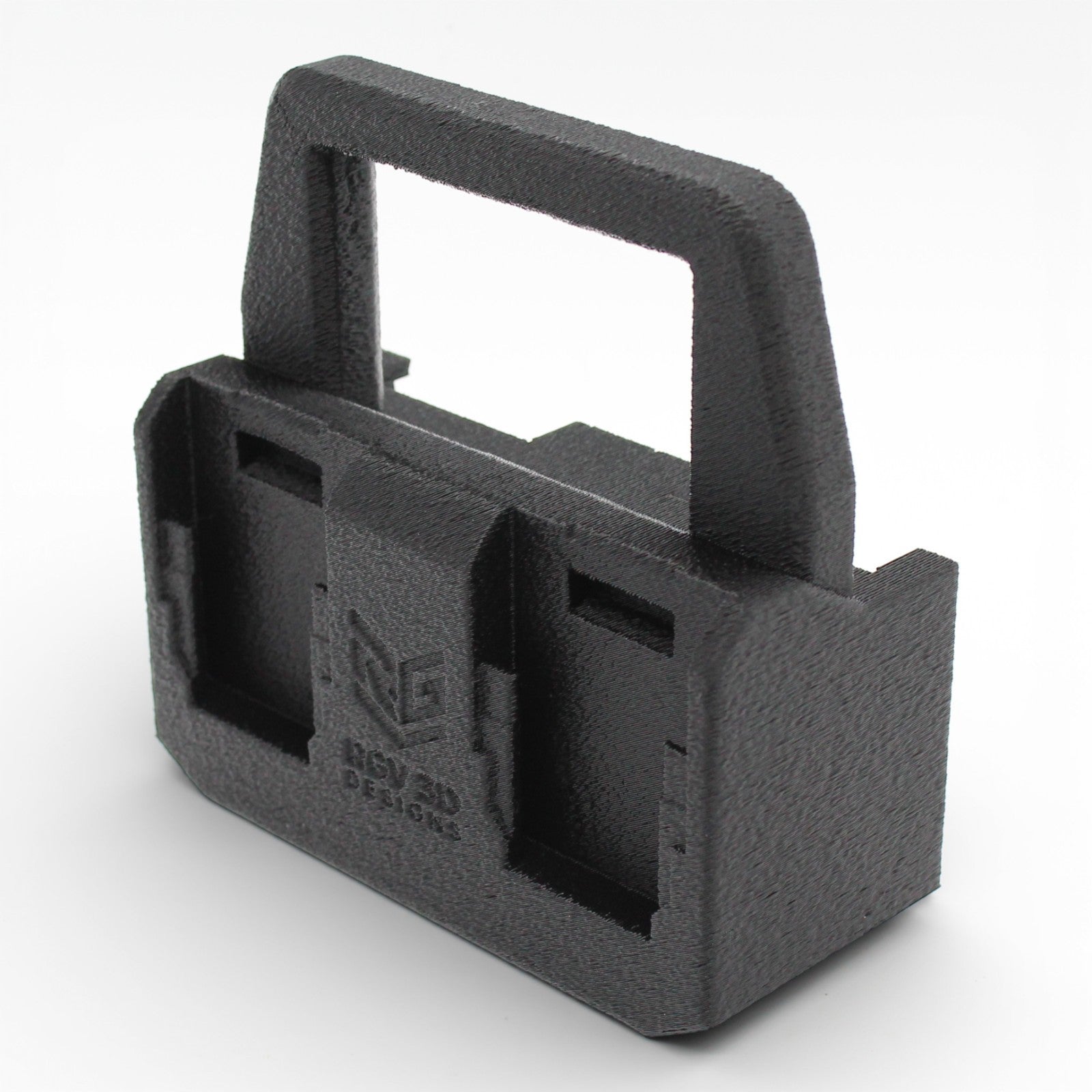 4 Slot Battery Caddy Carrying Holder Compatible w DeWalt 20V 60V & Milwaukee M189