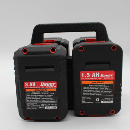 Bauer 20V  4 Slot Battery Caddy Carrying Case Battery Holder3