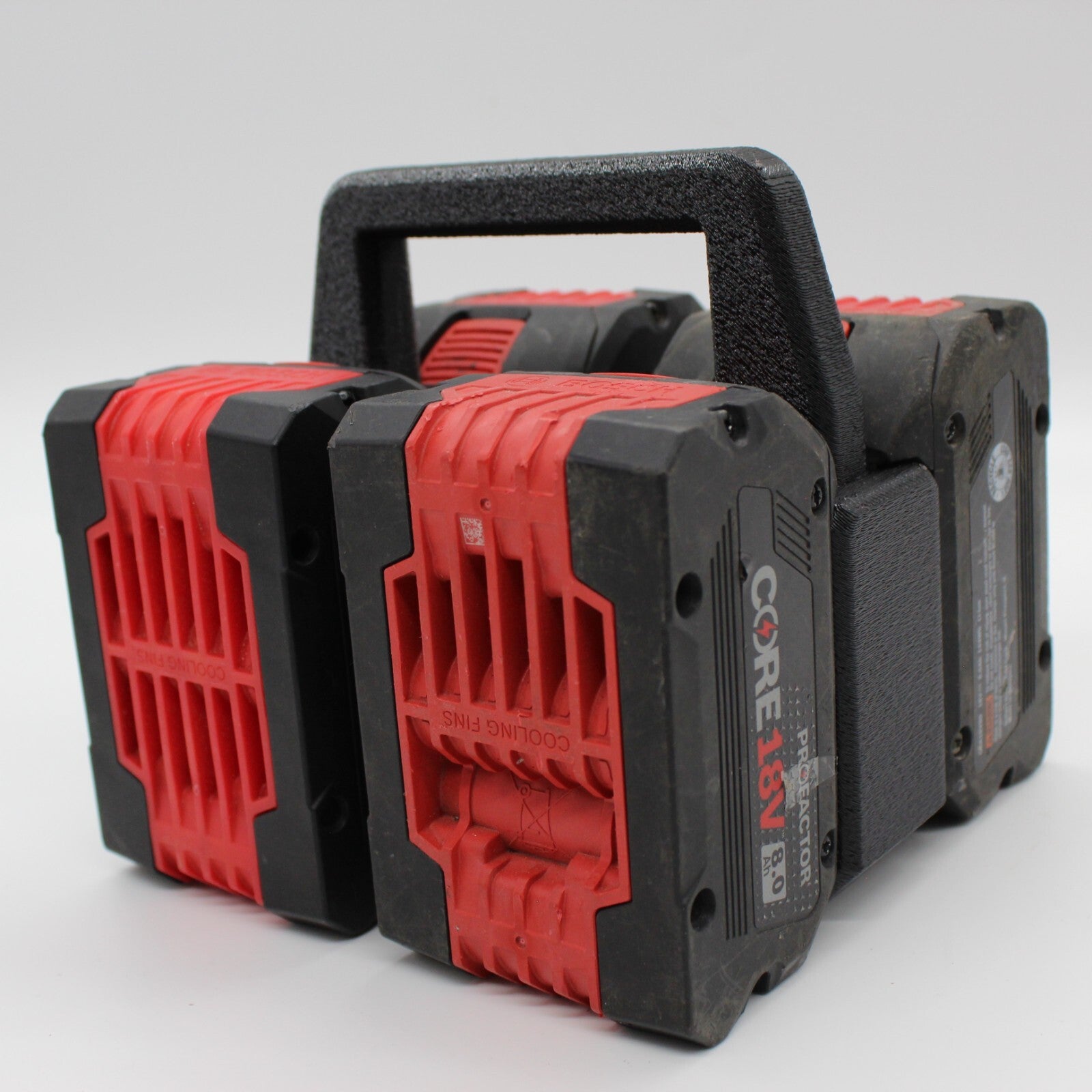 Bosch Power Core 4 Slot Battery Caddy Carrying Case Battery Holder0