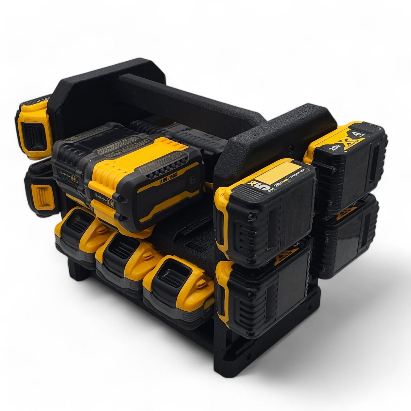 24 Slot  Battery Caddy Holder Compatible With Dewalt 20V XR FlexVolt  PowerStack4